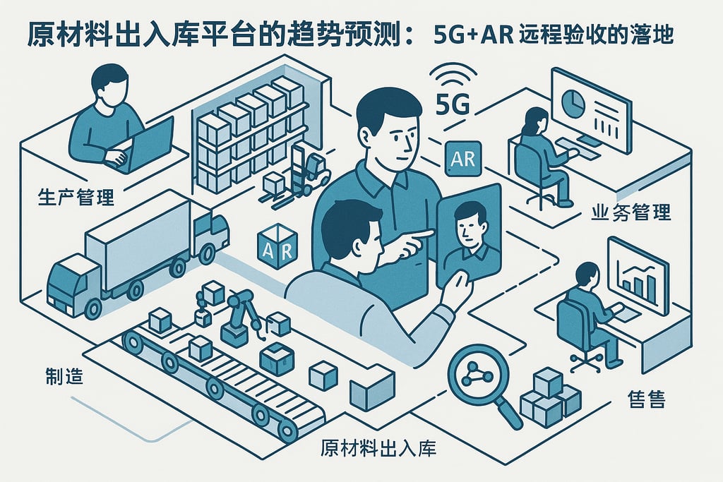 原材料出入库平台的趋势预测：5G+AR 远程验收的落地